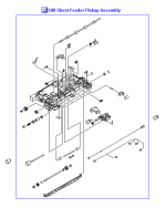 HP parts picture diagram for RG5-6748-080CN