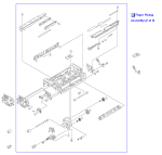 HP parts picture diagram for RG5-6806-000CN