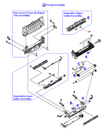 HP parts picture diagram for RG5-7155-000CN