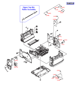 HP parts picture diagram for RG5-7620-000CN