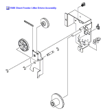 HP parts picture diagram for RM1-0287-040CN