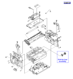 HP parts picture diagram for RM1-0549-050CN