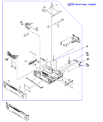HP parts picture diagram for RM1-1001-040CN