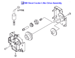 HP parts picture diagram for RM1-1457-050CN