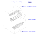 HP parts picture diagram for RM1-1923-000CN