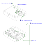 HP parts picture diagram for RM1-2365-020CN