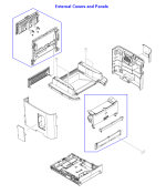 HP parts picture diagram for RM1-2643-040CN