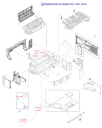 HP parts picture diagram for RM1-3095-000CN