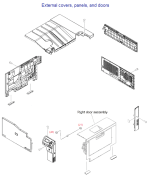 HP parts picture diagram for RM1-7142-000CN