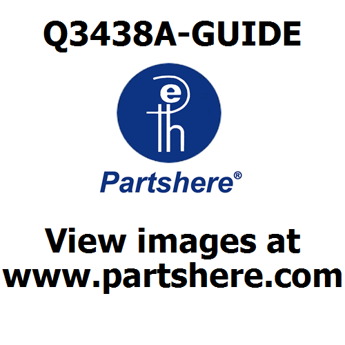 Q3438A-GUIDE and more service parts available