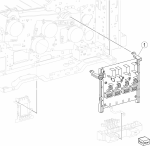 HP parts picture diagram for 40X6619