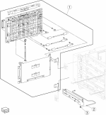 HP parts picture diagram for 40X6678