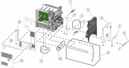 HP parts picture diagram for 40X7106