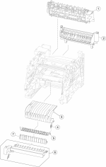 HP parts picture diagram for 40X8399