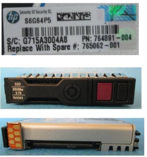 HPE 765062-001 2.0TB NVMe Solid State Drive ( - OEM, Compatible, or Used - Partshere.com