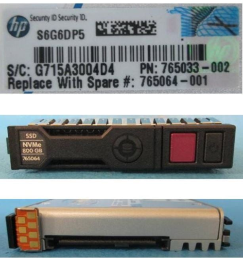 HPE 765064-001 800GB NVMe Solid State Drive ( - OEM, Compatible, or Used - Partshere.com