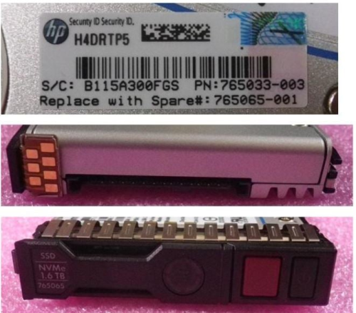 HPE 765065-001 1.6TB NVMe Solid State Drive ( - OEM, Compatible, or Used - Partshere.com