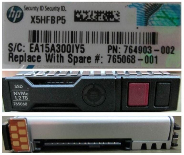 HPE 765068-001 1.2TB NVMe Solid State Drive ( - OEM, Compatible, or Used - Partshere.com