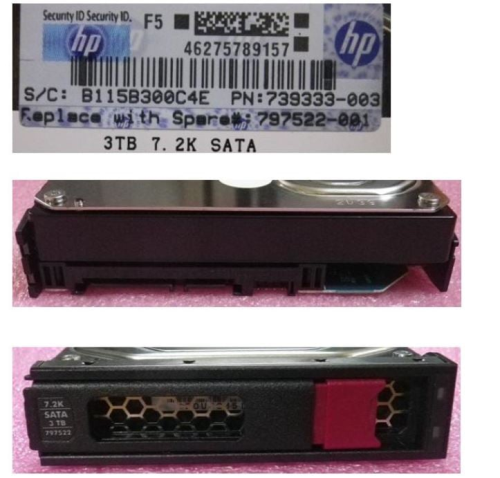 HPE 797522-001 3TB Midline SATA hard drive - - OEM, Compatible, or Used - Partshere.com