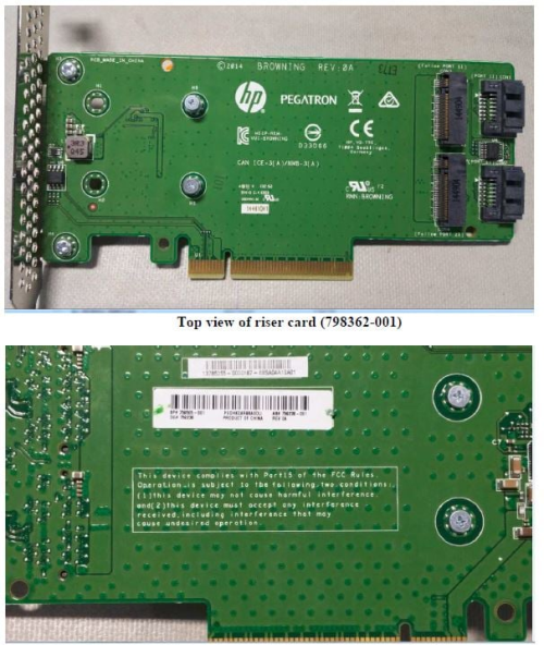HPE 797908-001 SATA M.2 dual drive module ena - OEM, Compatible, or Used - Partshere.com