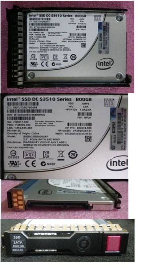 HPE 805365-001 800GB hot-plug Solid State Dri - OEM, Compatible, or Used - Partshere.com