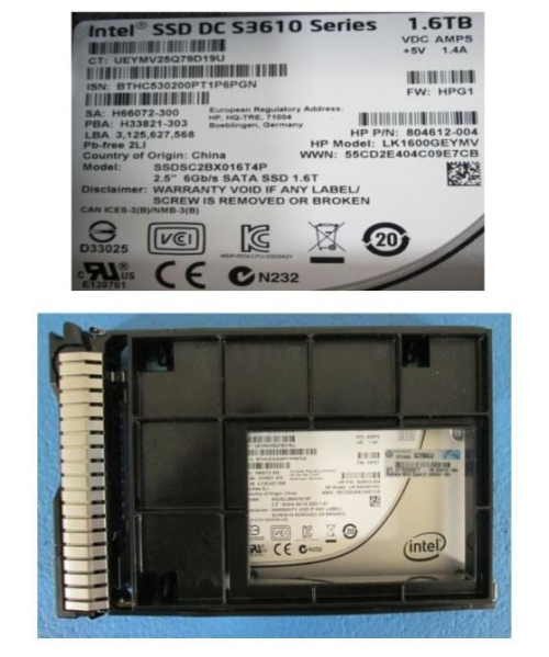 HPE 805384-001 1.6TB hot-plug Solid State Dri - OEM, Compatible, or Used - Partshere.com