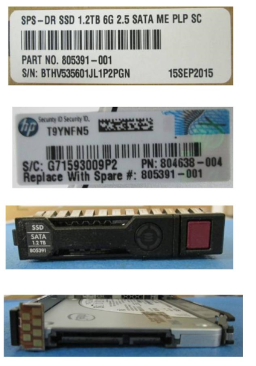 HPE 805391-001 1.2TB hot-plug Solid State Dri - OEM, Compatible, or Used - Partshere.com