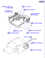 HP parts picture diagram for 8120-1351