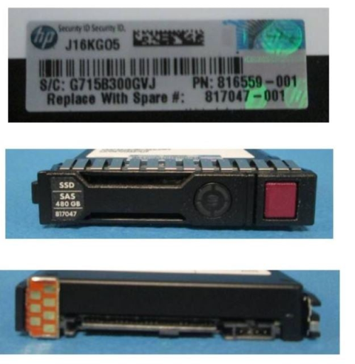 HPE 817047-001 480GB hot-plug Solid State Dri - OEM, Compatible, or Used - Partshere.com