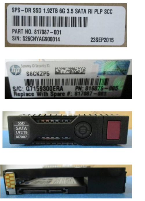 HPE 817087-001 1.92TB hot-plug Solid State Dr - OEM, Compatible, or Used - Partshere.com