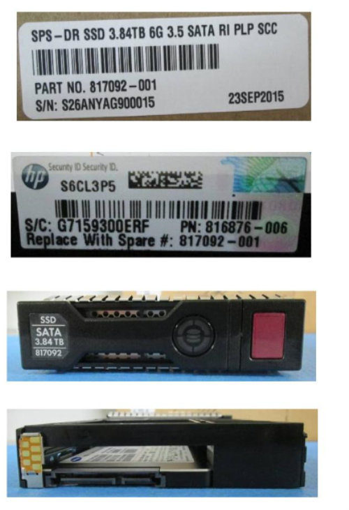 HPE 817092-001 3.84TB hot-plug Solid State Dr - OEM, Compatible, or Used - Partshere.com