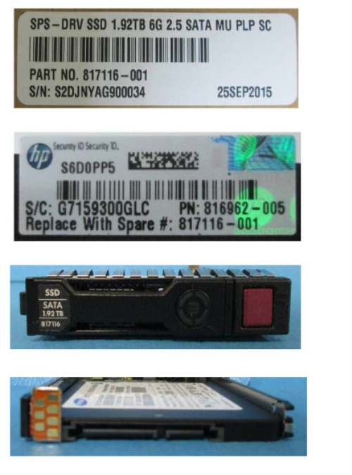 HPE 817116-001 1.92TB hot-plug Solid State Dr - OEM, Compatible, or Used - Partshere.com
