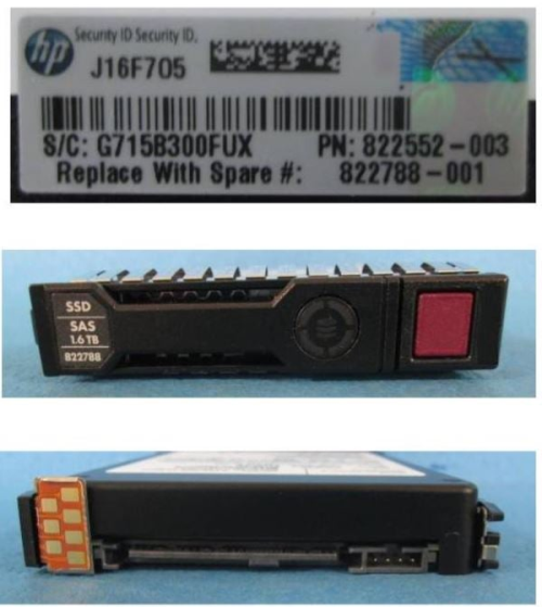 HPE 822788-001 1.6TB hot-plug Solid State Dri - OEM, Compatible, or Used - Partshere.com