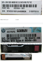 OEM 832454-001 HPE 480GB hot-plug G1 Solid State at Partshere.com