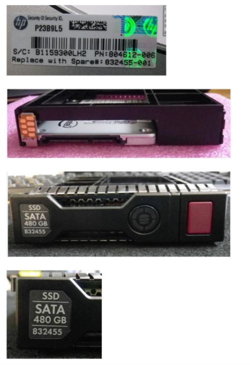 HPE 832455-001 480GB hot-plug Solid State Dri - OEM, Compatible, or Used - Partshere.com