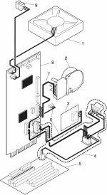 HP parts picture diagram for 99A0803