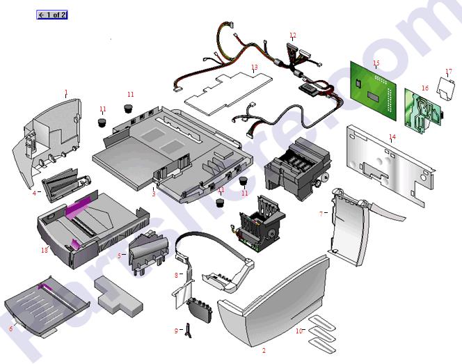 Printer Parts Diagram