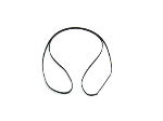 HP C8157-67039 Carriage belt - Plastic/rubber - OEM, Compatible, or Used - Partshere.com