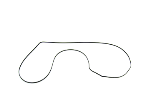 HP C8165-67038 Carriage belt - Drives the car - OEM, Compatible, or Used - Partshere.com