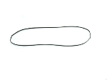 HP CB037A-CARRIAGE_BELT Carriage drive belt, this belt - OEM, Compatible, or Used - Partshere.com