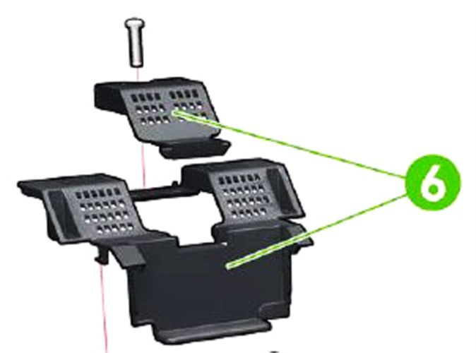 HP CK837-67003 Carriage PCA covers - For the - OEM, Compatible, or Used - Partshere.com