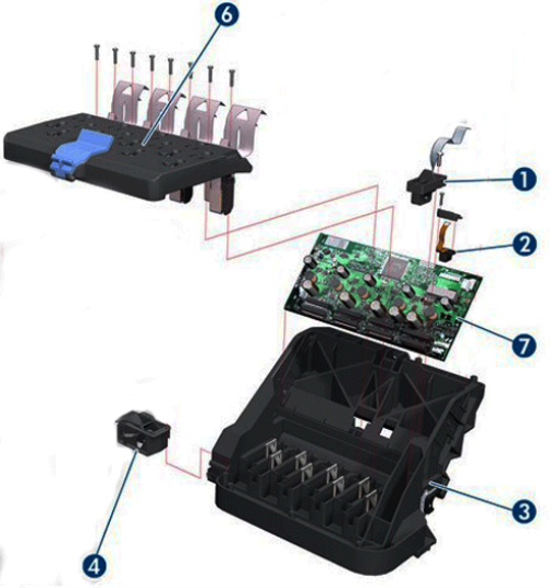 HP CQ101-67011 DM Carriage PCA board - For th - OEM, Compatible, or Used - Partshere.com