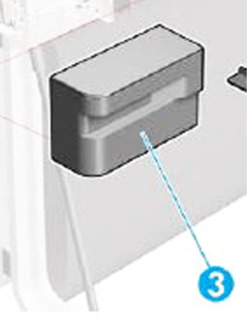 HP CQ890-67046 AmpXL Ink Door Cover Textured - OEM, Compatible, or Used - Partshere.com