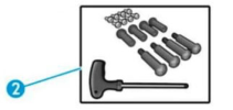 OEM CQ890-67054 HP Stand hardware tool kit - Incl at Partshere.com