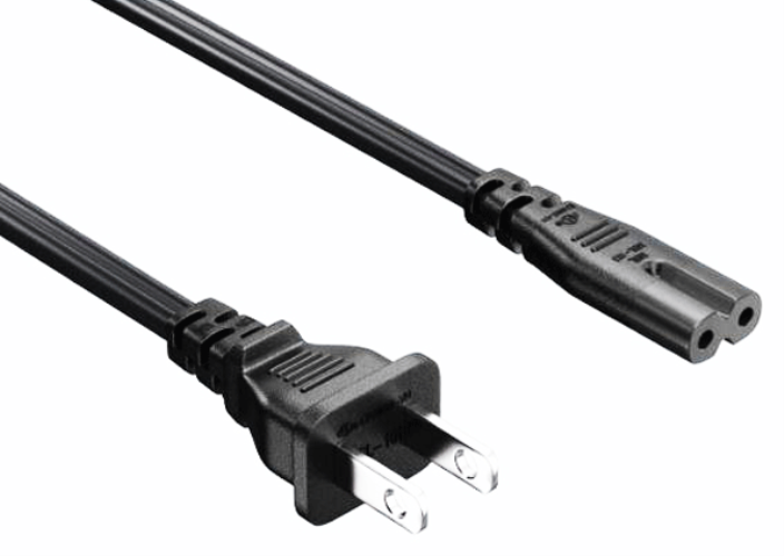 HP CQ891-60022 Power cord (Black) - 18 AWG tw - OEM, Compatible, or Used - Partshere.com
