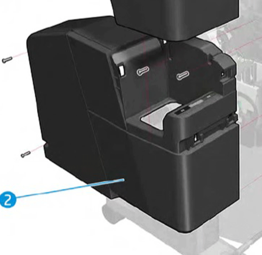 HP CR357-67056 Main cover assembly (depicted - OEM, Compatible, or Used - Partshere.com
