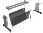 HP F9A28-67022 Stand 24inch Stand Basket SV k - OEM, Compatible, or Used - Partshere.com