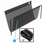HP F9A30-67058 36in Stand Basket SV kit Stand - OEM, Compatible, or Used - Partshere.com