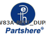 J5W83A-BELT_DUPLEX and more service parts available