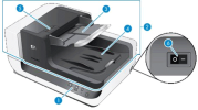 HP L2683-60008 ADF front cover. Scanjet En - OEM, Compatible, or Used - Partshere.com